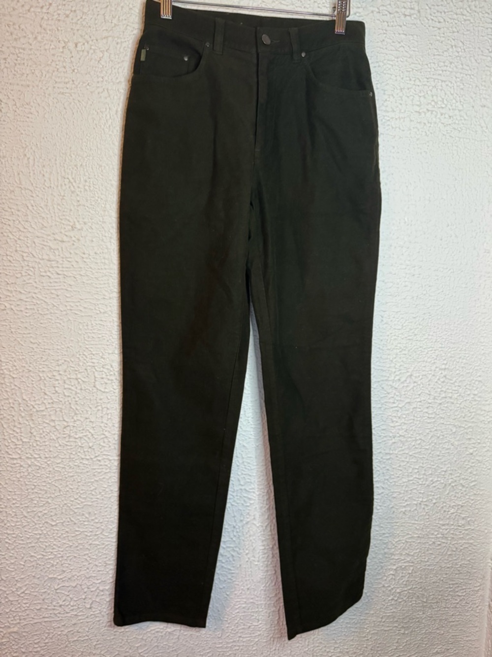 Vintage Deadstock Y2K Lauren Ralph Lauren Women's Dark Olive Chinos